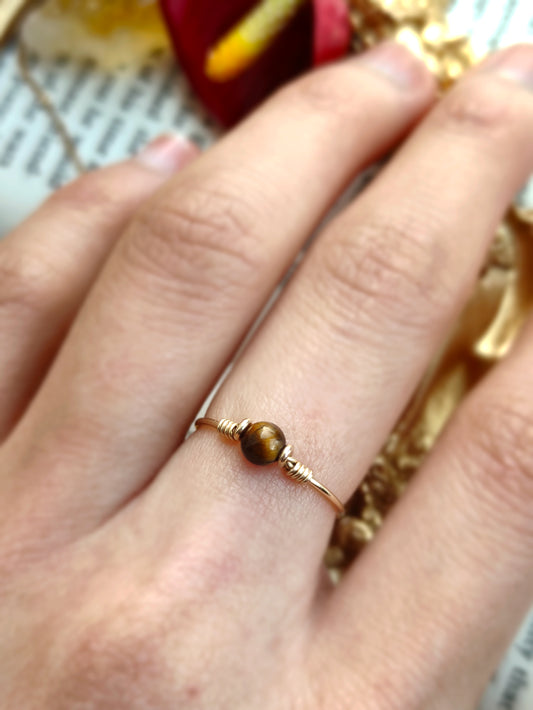 Tiger's Eye Ring