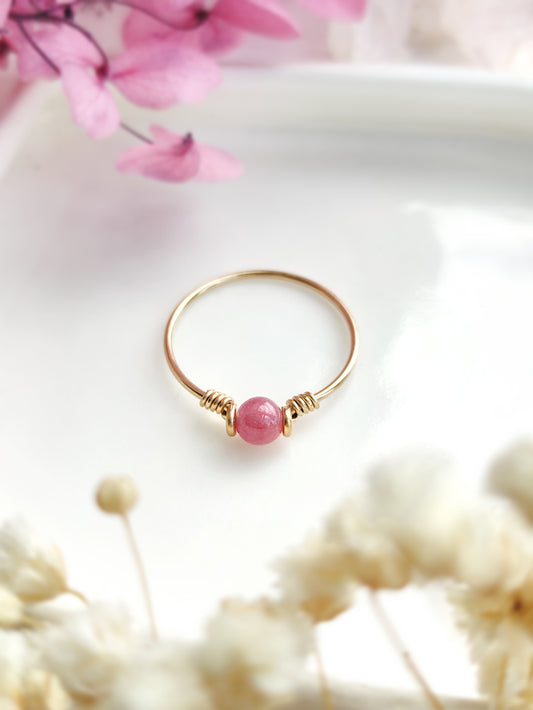 Pink Tourmaline Ring