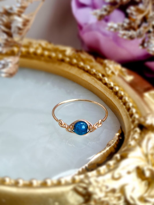 Apatite Eye Ring