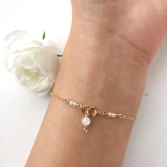 Moonstone Delicate Bracelet