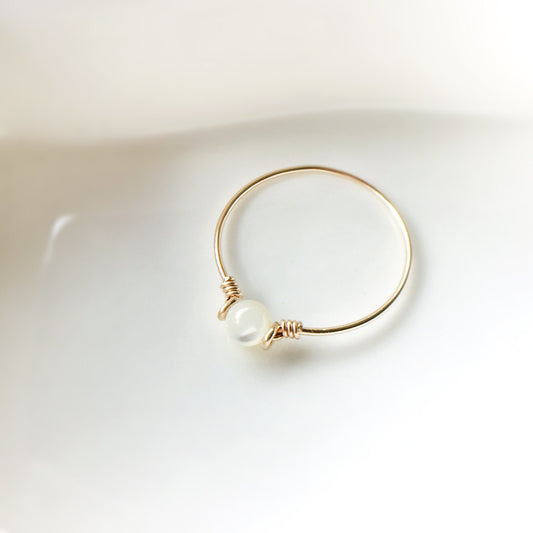 Mother Of Pearl Ring