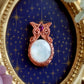 Luna Princess Moonstone Pendant in Copper