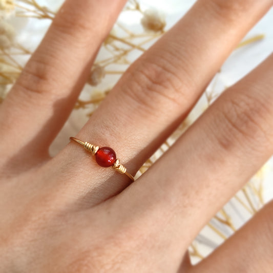 Red Carnelian Ring