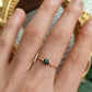 Tiny Emerald Ring in 14K Gold Filled