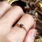 Garnet Eye Ring