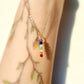Tiny Chakra Necklace, Minimalist 7 Chakra Pendant Necklace