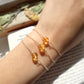 Single Amber Bracelet 14K Gold Filled