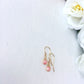 Tiny Pink Coral Earrings