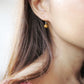 Yellow Amber Ball Dangle Earrings