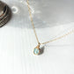 Dainty Aquamarine Necklace
