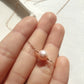 ARIA Floating Rose Gold Pearl Necklace