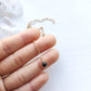 Dainty Black Tourmaline Necklace