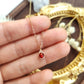 Dainty Red Carnelian Necklace