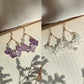 Minimalist Crystal Teardrop Earrings 14K Gold Filled